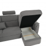 Ülőgarnitúra U alakban, szövet szürke, jobbos, BORN U Ülőgarnitúra U alakban, szövet szürke, jobbos, BORN U