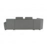 Ülőgarnitúra U alakban, szövet szürke, jobbos, BORN U Ülőgarnitúra U alakban, szövet szürke, jobbos, BORN U