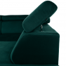 Ülőgarnitúra, smaragd, balos, LAMORA U Ülőgarnitúra, smaragd, balos, LAMORA U