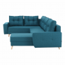 Ülőgarnitúra, türkiz, VINCENT U alakú Ülőgarnitúra, türkiz, VINCENT U alakú