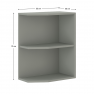 sarokszekrény polcokkal, alsó, szürke, PRADO 30 D ZAK BB sarokszekrény polcokkal, alsó, szürke, PRADO 30 D ZAK BB