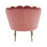 Fotel Art-deco stílusban, rózsaszín Velvet anyag/gold króm-arany, NOBLIN Fotel Art-deco stílusban, rózsaszín Velvet anyag/gold króm-arany, NOBLIN
