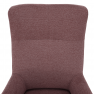 Füles fotel, fáradt rózsaszín/tölgy, SAMY