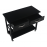 Tálalókocsi, fekete, NODAL Tálalókocsi, fekete, NODAL