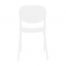 Rakásolható szék, fehér, FEDRA NEW
