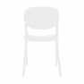 Rakásolható szék, fehér, FEDRA NEW