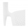 Rakásolható szék, fehér, FEDRA NEW