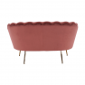 Pad Art-deco stílusban, rózsaszín Velvet anyag/gold chróm-arany, NOBLIN Pad Art-deco stílusban, rózsaszín Velvet anyag/gold chróm-arany, NOBLIN