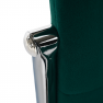 Szék, smaragd Velvet szövet/fém, ADORA NEW