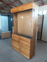Vitrines pácolt fenyő szekrény SI-7185 Pure Natur kiárusított
