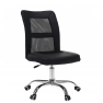 Irodai fotel, fekete/króm, IDOR 2 NEW