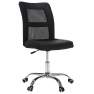 Irodai fotel, fekete/króm, IDOR 2 NEW