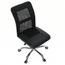 Irodai fotel, fekete/króm, IDOR 2 NEW
