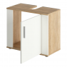 Szekrény mosogató alá, sonoma tölgy/matt fehér, LESSY NEW 02
