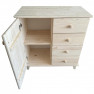 SKANDI komód 1 ajtós 4 fiókos SKANDI komód 1 ajtós 4 fiókos
