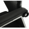 Tárgyalószék, fekete/ezüst, ESIN