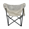 Kempingszék, bézs/fekete, URAO