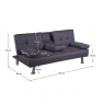 Kinyitható kanapé, barna, GOLDIA NEW Kinyitható kanapé, barna, GOLDIA NEW