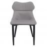 Étkezőszék, világosszürke/sötétszürke/fekete, TABITA Étkezőszék, világosszürke/sötétszürke/fekete, TABITA