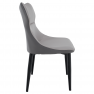 Étkezőszék, világosszürke/sötétszürke/fekete, TABITA Étkezőszék, világosszürke/sötétszürke/fekete, TABITA