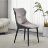Étkezőszék, világosszürke/sötétszürke/fekete, TABITA Étkezőszék, világosszürke/sötétszürke/fekete, TABITA