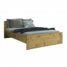 Ágy, 120x200, artisan tölgy, AIRON