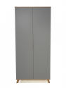 Gyerekszoba szekrény két ajtós MiniGrey