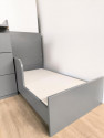 Átalakítható kiságy ágyneműtartóval MiniGrey