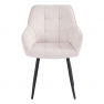 Design fotel, bézs/fekete, MARKEN