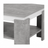 Dohányzóasztal, beton/fehér, PIANI Dohányzóasztal, beton/fehér, PIANI