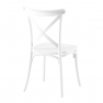 Rakásolható szék, fehér, SAVITA