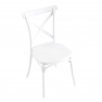 Rakásolható szék, fehér, SAVITA