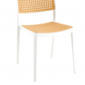 Rakásolható szék, fehér/bézs, RAVID TYP 1 Rakásolható szék, fehér/bézs, RAVID TYP 1