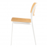 Rakásolható szék, fehér/bézs, RAVID TYP 1 Rakásolható szék, fehér/bézs, RAVID TYP 1