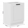 Alsó szekrény, fehér, LULA 60 D 1F BB Alsó szekrény, fehér, LULA 60 D 1F BB