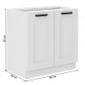 Alsó szekrény, fehér, LULA 80 D 2F BB Alsó szekrény, fehér, LULA 80 D 2F BB