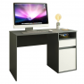 PC asztal, grafit/fehér, BILI NEW