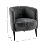 Fotel, szürke/fekete, ALIEN
