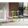 Rakásolható szék, rózsaszín, SAVITA