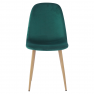 Szék, smaragd Velvet szövet/bükk, LEGA NEW Szék, smaragd Velvet szövet/bükk, LEGA NEW