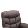 Állítható masszázs fotel, barna, HUDSON