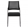 Rakásolható szék, fekete, BARIS