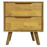 Éjjeliszekrény, masszív fa, természetes, BRUNI Éjjeliszekrény, masszív fa, természetes, BRUNI