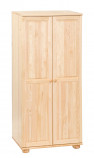 2 ajtós natúr borovi fenyő szekrény 221