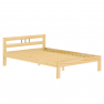 Ágy ráccsal. természetes. fenyőfa. 140x200. JONA
