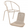 Kerti rakásolható szék. champagne. acél/műanyag. FRENY Kerti rakásolható szék. champagne. acél/műanyag. FRENY