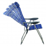 Állítható kerti szék. kék/szürke. AVELAR Állítható kerti szék. kék/szürke. AVELAR