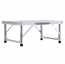 Összecsukható kempingasztal. 60 cm. alumínium/MDF. KEPI TYP 2