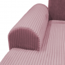 Ülőgarnitúra. rózsaszín. balos. VELINA ROH