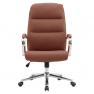 Irodai szék. barna camel/króm. ADMON Irodai szék. barna camel/króm. ADMON